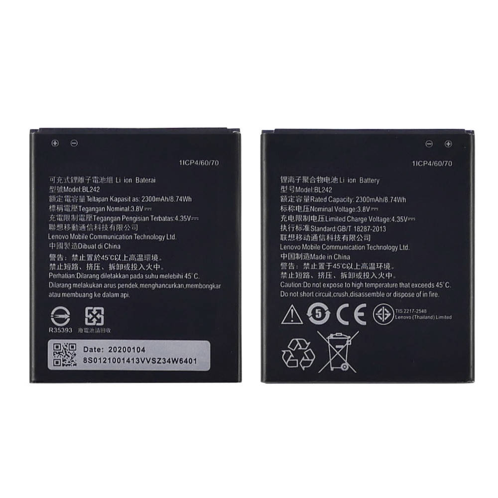 Аккумулятор (батарея) BL242 для Lenovo A6000/ A6000 Plus/ A6010/ A2020 Vibe C/ A3690/ A3860/ A3900 AAAA
Аккумулятор (батарея) BL242 для Lenovo A6000/ A6000 Plus/ A6010/ A2020 Vibe C/ A3690/ A3860/ A3900 AAAA