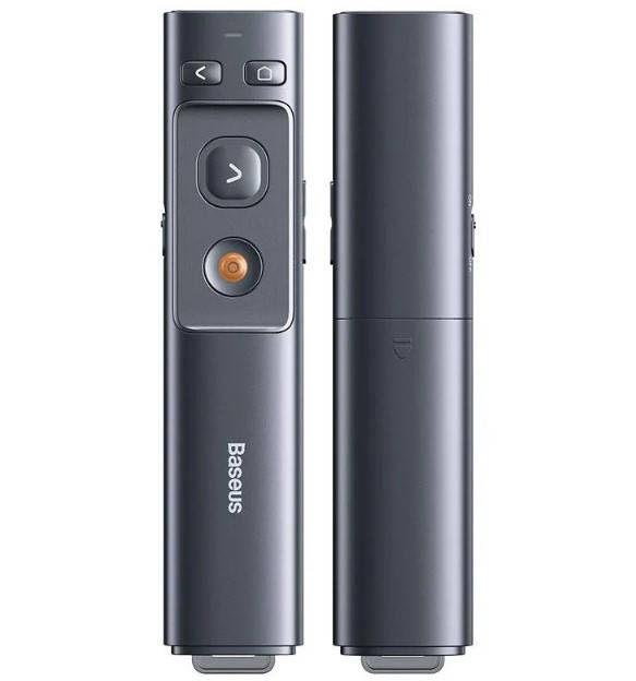 Пульт для презентаций с лазерной указкой BASEUS Orange Dot Wireless Presenter ACFYB-BOG, серый
Пульт для презентаций с лазерной указкой BASEUS Orange Dot Wireless Presenter ACFYB-BOG, серый