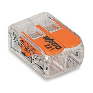 Клемма на 2 провода WAGO 221-412
Клемма на 2 провода WAGO 221-412