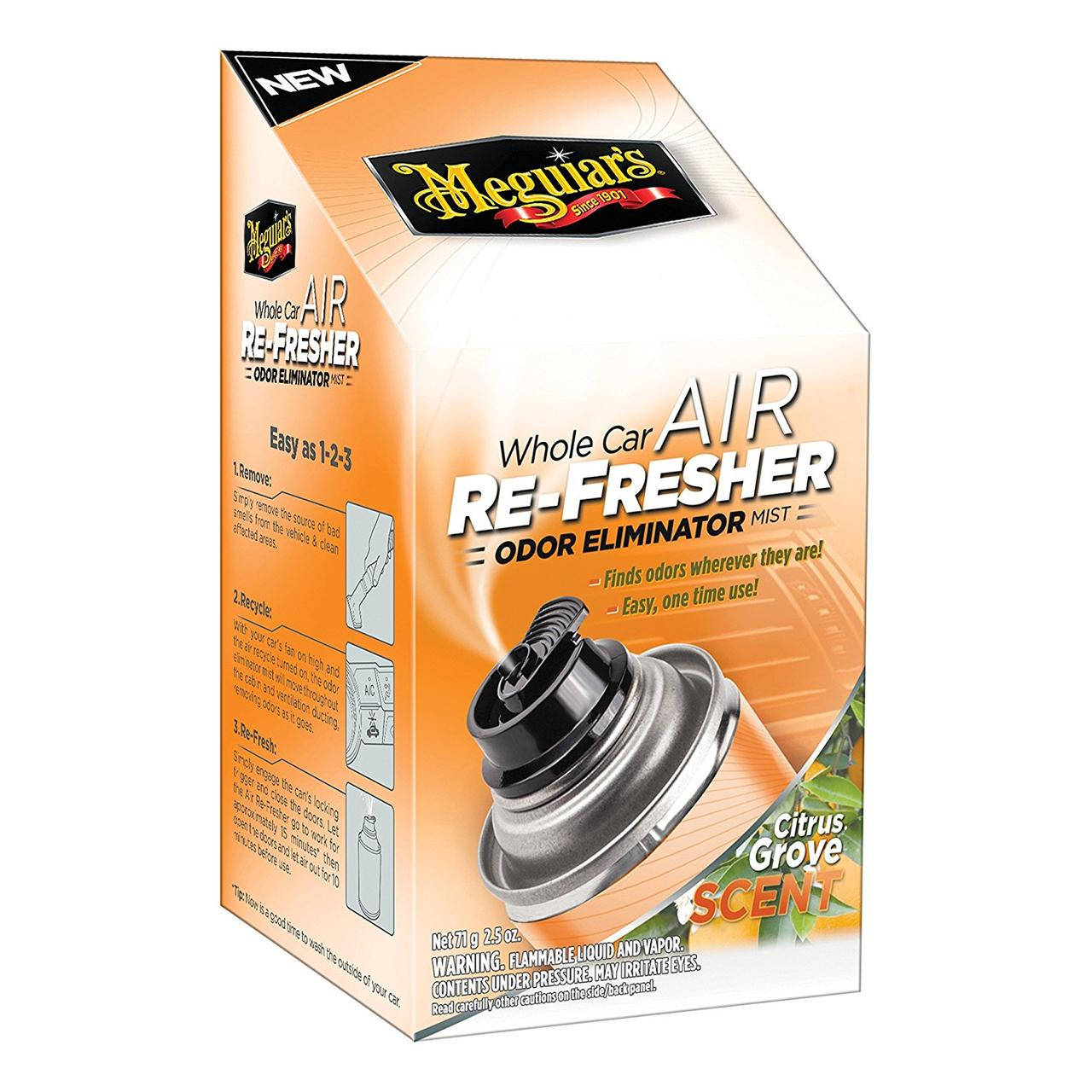Освежитель воздуха "Цитрусовый сад" аромат Meguiar`s Air Re-Fresher Citrus Grove Scent 57 г. (G16502)
Освежитель воздуха "Цитрусовый сад" аромат Meguiar`s Air Re-Fresher Citrus Grove Scent 57 г. (G16502)