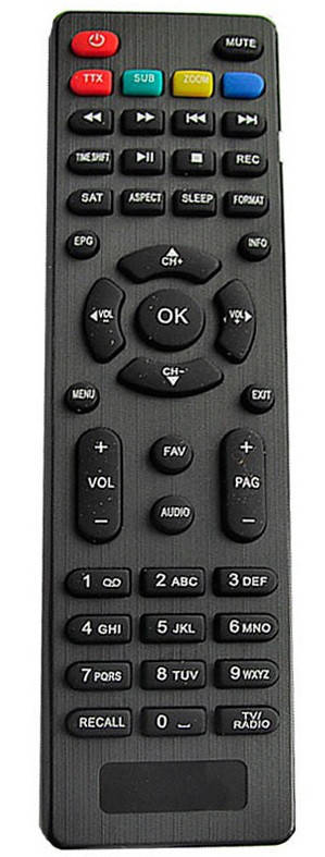 Пульт для тюнера WINQUEST S-2016HD, Черный
Пульт для тюнера WINQUEST S-2016HD, Черный