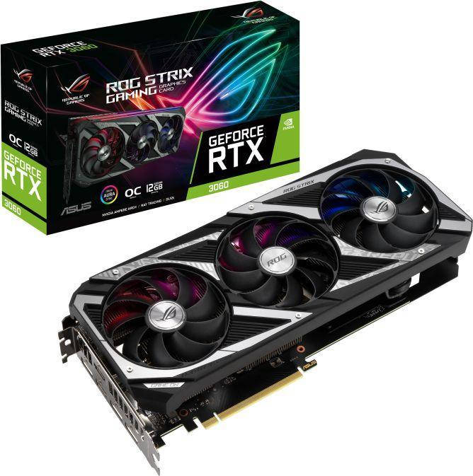 Видеокарта Asus ROG Strix GeForce RTX 3060 Gaming OC 12GB (ROG-STRIX-RTX3060-O12G-V2-GAMING)
Видеокарта Asus ROG Strix GeForce RTX 3060 Gaming OC 12GB (ROG-STRIX-RTX3060-O12G-V2-GAMING)