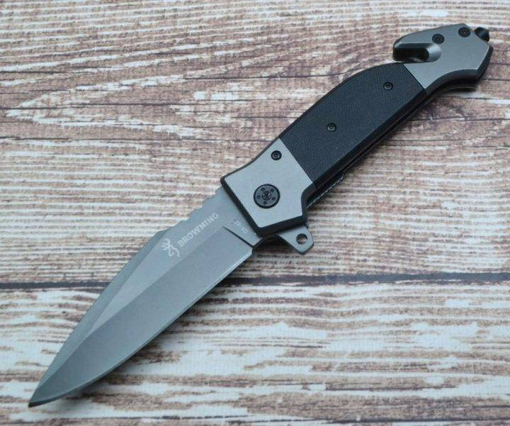 Складной нож флиппер Browning DA167-black со стропорезом, складной нож EDC с флиппером (DA167-black), Черный
Складной нож флиппер Browning DA167-black со стропорезом, складной нож EDC с флиппером (DA167-black), Черный