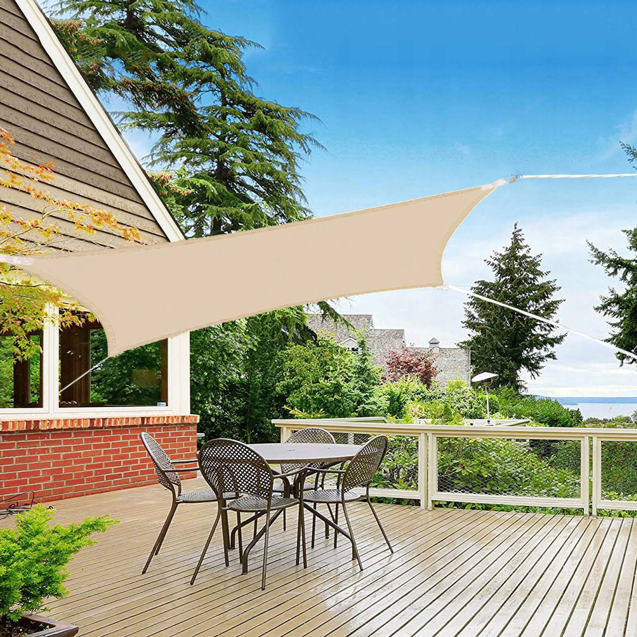 Тент-парус теневой 4 x 2 м для дома, сада и туризма Springos SN1038 Beige, Бежевый
Тент-парус теневой 4 x 2 м для дома, сада и туризма Springos SN1038 Beige, Бежевый