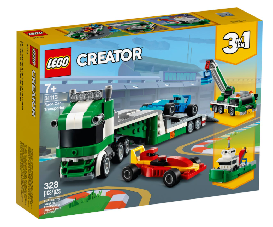 Конструктор LEGO Creator 31113 Транспортер гоночных авто | оригинальный набор Лего креатор 3 в 1 на 328 детали
Конструктор LEGO Creator 31113 Транспортер гоночных авто | оригинальный набор Лего креатор 3 в 1 на 328 детали