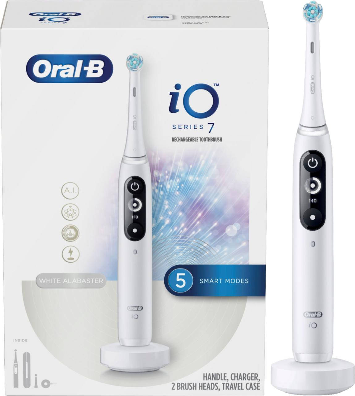 Электрическая зубная щетка BRAUN Oral-B iO Series 7 White Alabaster (iO7 M7.2A1.1B WT), Белый
Электрическая зубная щетка BRAUN Oral-B iO Series 7 White Alabaster (iO7 M7.2A1.1B WT), Белый