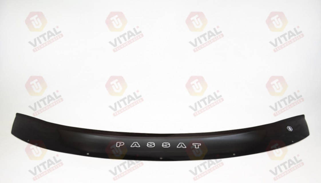 Дефлектор капота VT52 (мухобойка) Volkswagen VW Passat B5 1997-2001 до рестайлинга, Vip Tuning, VW04
Дефлектор капота VT52 (мухобойка) Volkswagen VW Passat B5 1997-2001 до рестайлинга, Vip Tuning, VW04