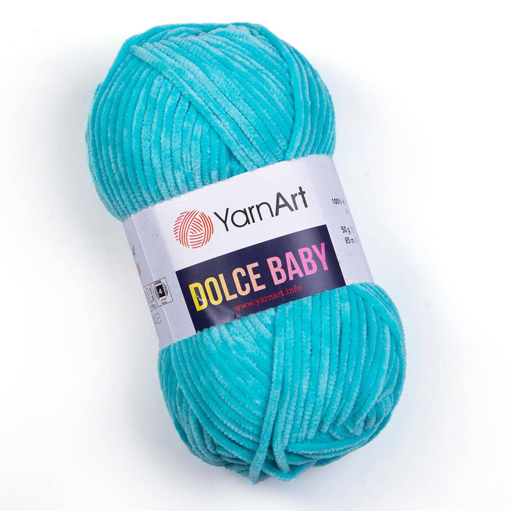Yarnart Dolce Baby (ЯрнАрт Дольче Беби) №746 светло-бирюзовый (Пряжа плюшевая, нитки велюр для вязания)
Yarnart Dolce Baby (ЯрнАрт Дольче Беби) №746 светло-бирюзовый (Пряжа плюшевая, нитки велюр для вязания)
