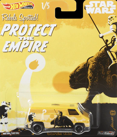 Машинка Hot Wheels Premium - Super Van (Dodge) - 2019 Star Wars Pop Culture - Real Riders. Mattel
Машинка Hot Wheels Premium - Super Van (Dodge) - 2019 Star Wars Pop Culture - Real Riders. Mattel