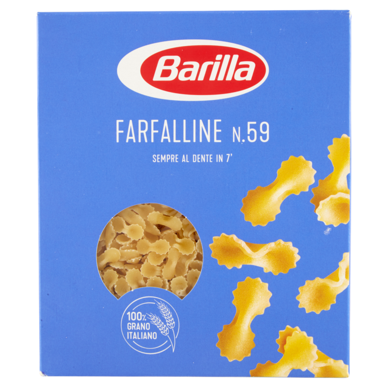 Паста бабочки из твердых сортов пшеницы Барилла Фарфаллине Barilla Farfalline n.59 500 г
Паста бабочки из твердых сортов пшеницы Барилла Фарфаллине Barilla Farfalline n.59 500 г