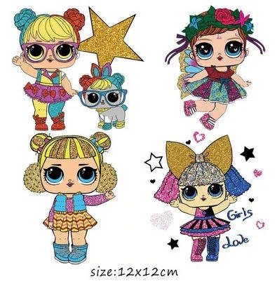 Красивая термонаклейка на одежду для детей Кукла LOL
Красивая термонаклейка на одежду для детей Кукла LOL