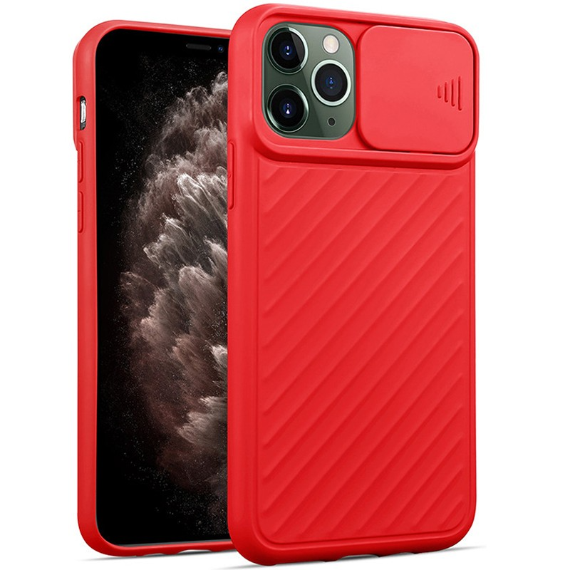 Силиконовый ребристый чехол с защитой камеры/со шторкой для камеры на iPhone 11 Pro Max/Айфон 11 Про Макс, Красный
Силиконовый ребристый чехол с защитой камеры/со шторкой для камеры на iPhone 11 Pro Max/Айфон 11 Про Макс, Красный
