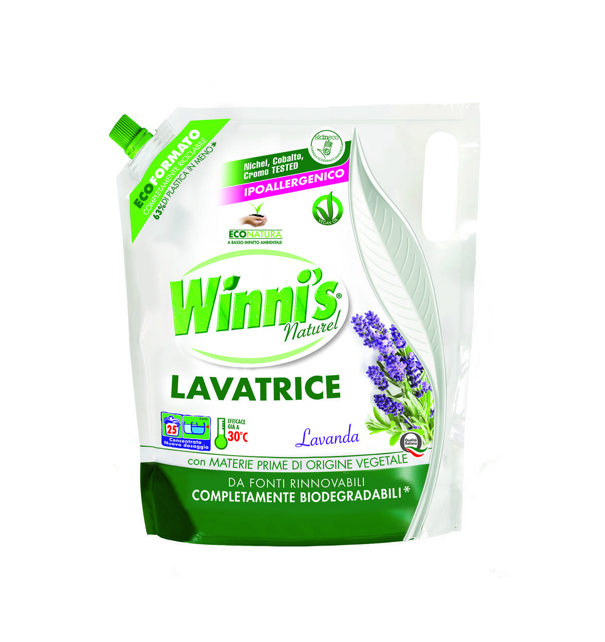 Гіпоалергенний гель для прання з ароматом лаванди Madel Winni's Lavatrice Lavanda 1250 мл
Гіпоалергенний гель для прання з ароматом лаванди Madel Winni's Lavatrice Lavanda 1250 мл