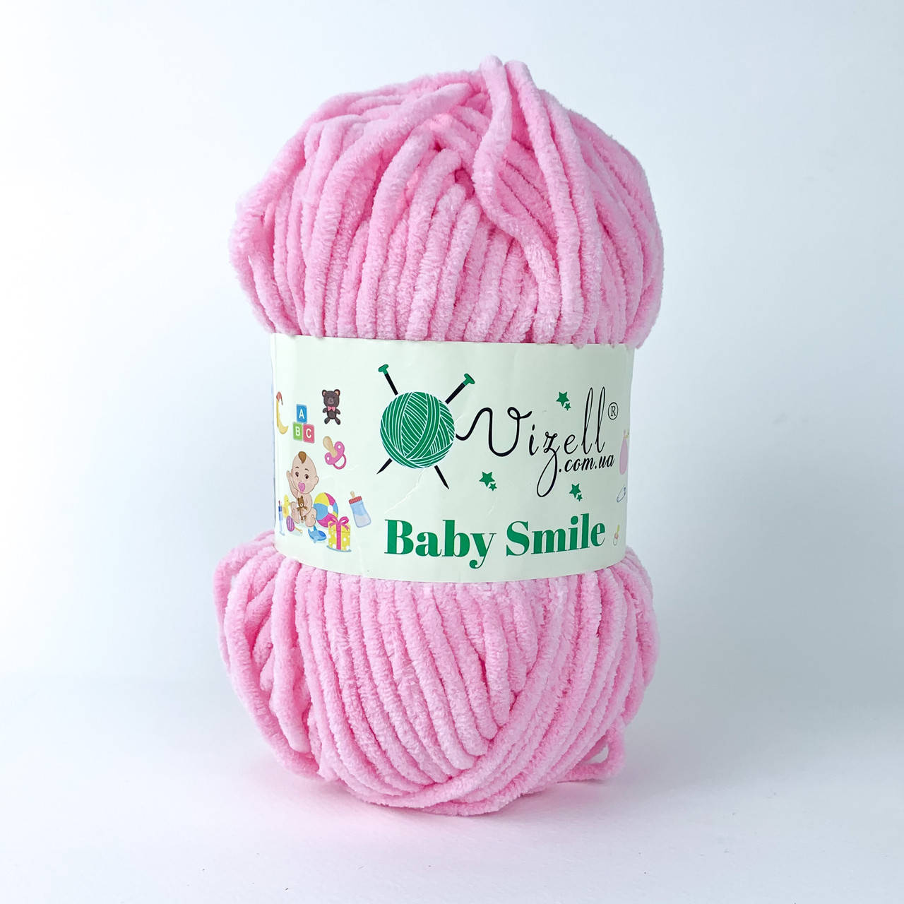 Vizell Baby Smile (Визелл Беби Смаил) № 008 розовый (Пряжа плюшевая, нитки велюр для вязания)
Vizell Baby Smile (Визелл Беби Смаил) № 008 розовый (Пряжа плюшевая, нитки велюр для вязания)