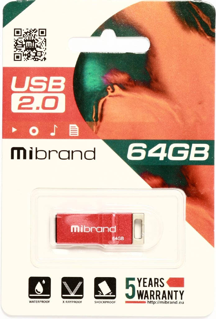USB Флешка на 64 Гб | Флеш-накопитель Mibrand 64GB USB2.0 Сhameleon 6 Red, Красный
USB Флешка на 64 Гб | Флеш-накопитель Mibrand 64GB USB2.0 Сhameleon 6 Red, Красный