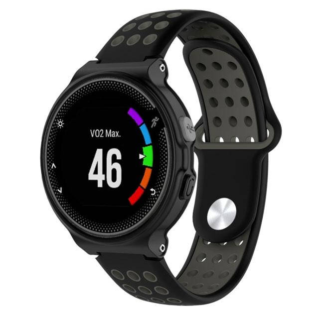 Спортивный ремешок с перфорацией Primo для часов Garmin Forerunner / Approach - Black&Grey
Спортивный ремешок с перфорацией Primo для часов Garmin Forerunner / Approach - Black&Grey