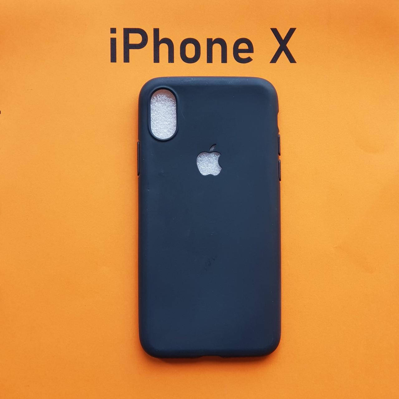 Чехол силиконовый черный на / для айфон Iphone 10 X Black Silicone case накладка бампер с вырезом
Чехол силиконовый черный на / для айфон Iphone 10 X Black Silicone case накладка бампер с вырезом