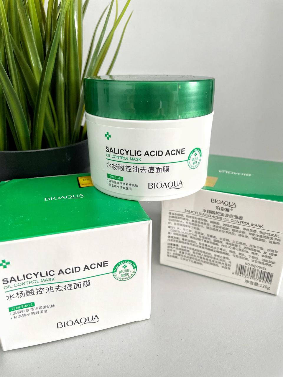 УЦЕНКА, БЕЗ КОРОБОЧКИ! Маска для лица от акне и расширенных пор BioAqua Salicylic Acid Acne Oil Control
УЦЕНКА, БЕЗ КОРОБОЧКИ! Маска для лица от акне и расширенных пор BioAqua Salicylic Acid Acne Oil Control