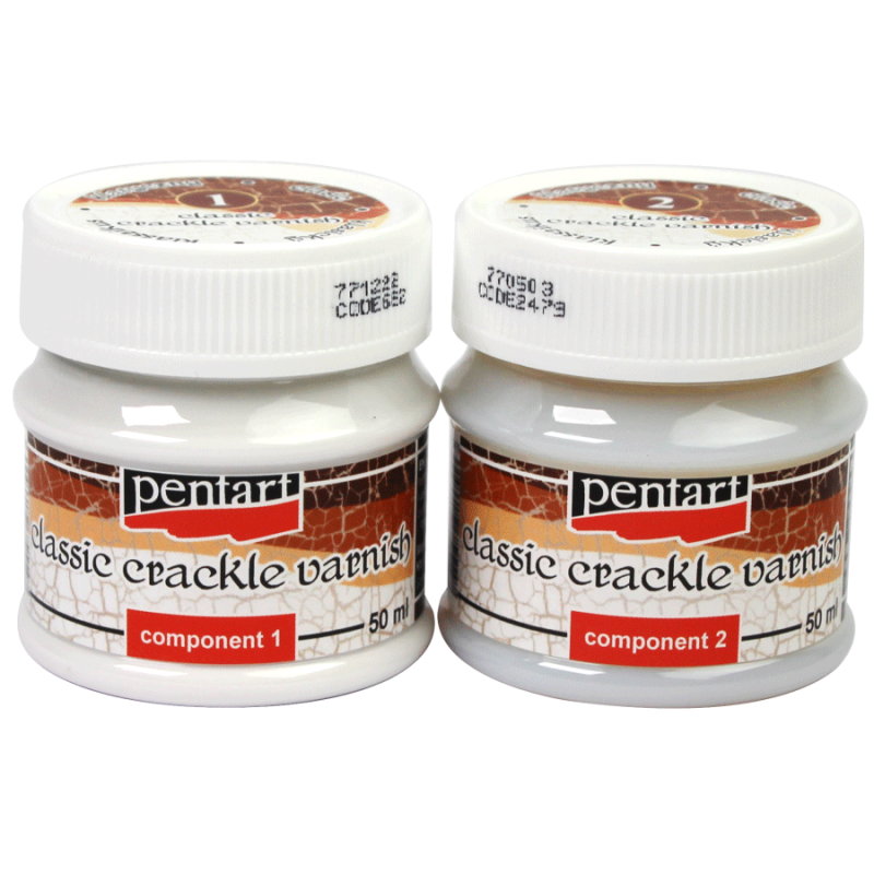 Набор двухкомпонентный кракелюр Classic 50 мл Pentart 2479PE 
Набор двухкомпонентный кракелюр Classic 50 мл Pentart 2479PE