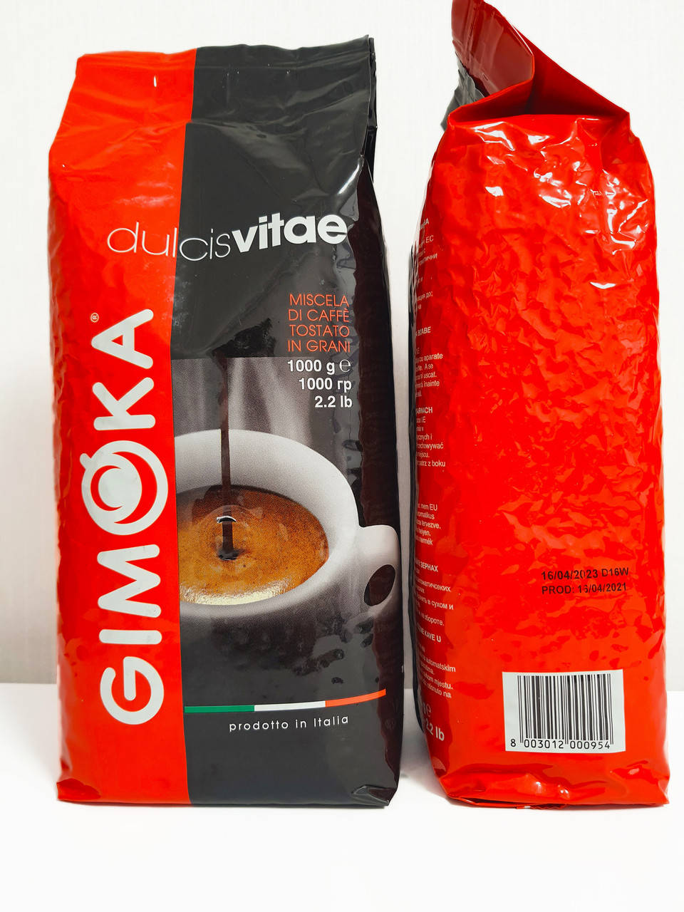 Кофе в зёрнах Gimoka Dolce Vita 1 кг Италия 
Кофе в зёрнах Gimoka Dolce Vita 1 кг Италия
