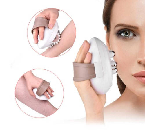 Роликовый массажер антицеллюлитный для тела Sq-100 мини 3D массажер для лица 
Роликовый массажер антицеллюлитный для тела Sq-100 мини 3D массажер для лица