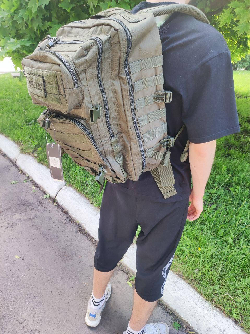 Тактический рюкзак 40 литров, качественный военный рюкзак, мощный рюкзак с системой Molle, цвет хаки
Тактический рюкзак 40 литров, качественный военный рюкзак, мощный рюкзак с системой Molle, цвет хаки