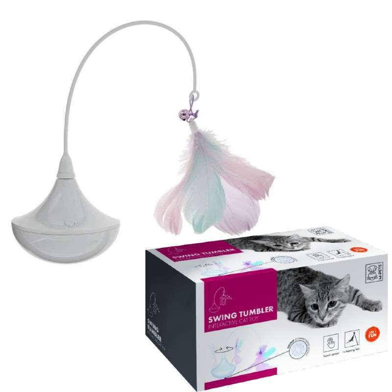 M-Pets Swing Tumbler 8,2x8,2x6,6 см - Интерактивная игрушка-дразнилка для котов с отсеком для кошачьей мяты, Белый
M-Pets Swing Tumbler 8,2x8,2x6,6 см - Интерактивная игрушка-дразнилка для котов с отсеком для кошачьей мяты, Белый
