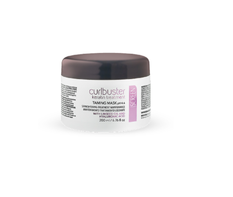 Screen Curlbuster keratin treatment taming. Маска для ухода после кератинового выпрямления, 200 мл
Screen Curlbuster keratin treatment taming. Маска для ухода после кератинового выпрямления, 200 мл