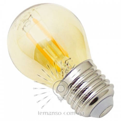 Лампочка Lemanso св-ая 2W G45 E27 160LM 2200K 220-240V / LM3803 с янтарной колбой 
Лампочка Lemanso св-ая 2W G45 E27 160LM 2200K 220-240V / LM3803 с янтарной колбой