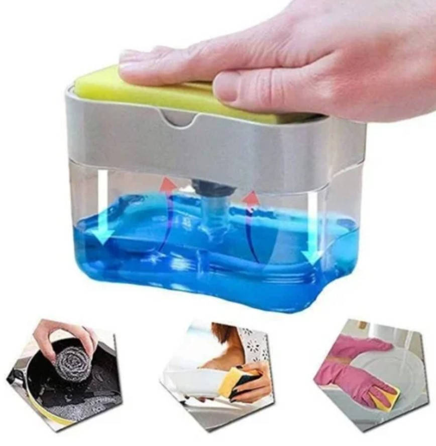 Органайзер для мочалок с дозатором мыла Sponge Caddy объем 0,39л, пластик, подставка для губки, дозатор для
Органайзер для мочалок с дозатором мыла Sponge Caddy объем 0,39л, пластик, подставка для губки, дозатор для