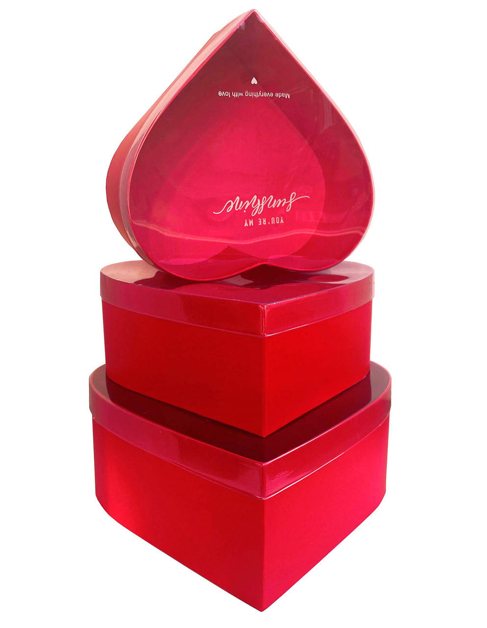 Коробки подарочные в форме сердца (9826 красные) набор из 3 шт., Красный
Коробки подарочные в форме сердца (9826 красные) набор из 3 шт., Красный