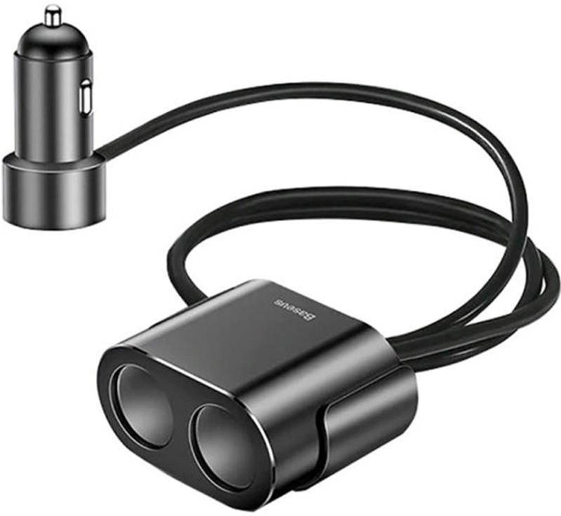 Разветвитель прикуривателя Baseus High Efficiency One to Two Cigarette Lighter, Black (CRDYQ-01)
Разветвитель прикуривателя Baseus High Efficiency One to Two Cigarette Lighter, Black (CRDYQ-01)