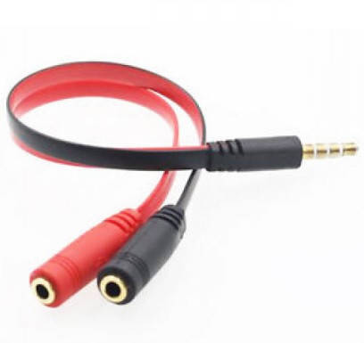 Розгалужувач аудіо для навушників і мікрофону, Jack 3.5 (тато) 4 pin => 2 * Jack 3.5 (мама) 3 pin, круглий,
Розгалужувач аудіо для навушників і мікрофону, Jack 3.5 (тато) 4 pin => 2 * Jack 3.5 (мама) 3 pin, круглий,