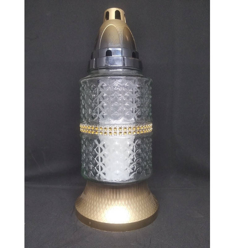 Лампадка стеклянная 30 час. (25 см.) (501С)
Лампадка стеклянная 30 час. (25 см.) (501С)