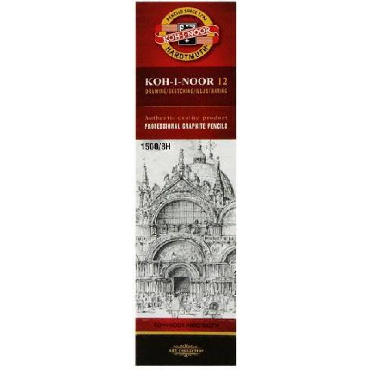 Карандаш графитный Koh-i-noor 1500-8H
Карандаш графитный Koh-i-noor 1500-8H