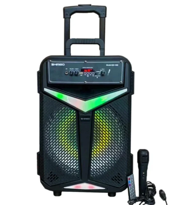 Акустическая Bluetooth колонка-чемодан переносная Kimiso QS-1265 BT (12"BASS/3000W) с проводным микрофоном
Акустическая Bluetooth колонка-чемодан переносная Kimiso QS-1265 BT (12"BASS/3000W) с проводным микрофоном