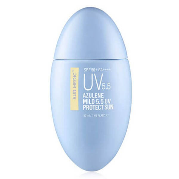 Успокаивающий солнцезащитный крем с азуленом SUR.MEDIC+ Azulene Mild 5.5 UV Protect Sun SPF50+ PA++++, 50 мл
Успокаивающий солнцезащитный крем с азуленом SUR.MEDIC+ Azulene Mild 5.5 UV Protect Sun SPF50+ PA++++, 50 мл