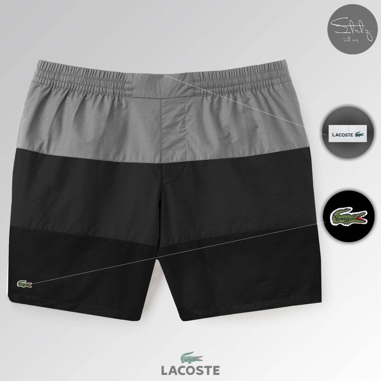Мужские пляжные шорты Lacoste (Лакоста) серые с черным Плавки мужские для купания Плавательные шорты XL
Мужские пляжные шорты Lacoste (Лакоста) серые с черным Плавки мужские для купания Плавательные шорты XL