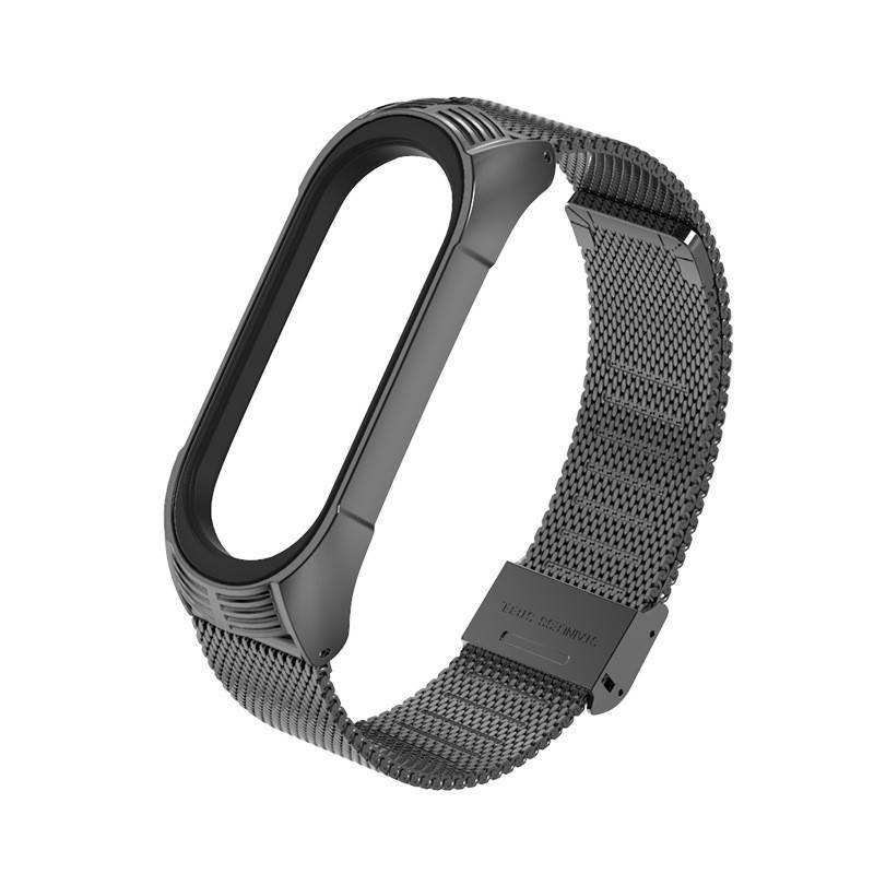 Металевий ремінець MiJobs для Xiaomi Mi Band 3 / 4. Міланська петля. Унікальний дизайн. Подарунок. Чорний
Металевий ремінець MiJobs для Xiaomi Mi Band 3 / 4. Міланська петля. Унікальний дизайн. Подарунок. Чорний