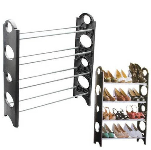 Обувная полка органайзер для обуви в прихожую 12 пар Stackable shoe rack стойка стеллаж под хранения обуви, Черный
Обувная полка органайзер для обуви в прихожую 12 пар Stackable shoe rack стойка стеллаж под хранения обуви, Черный