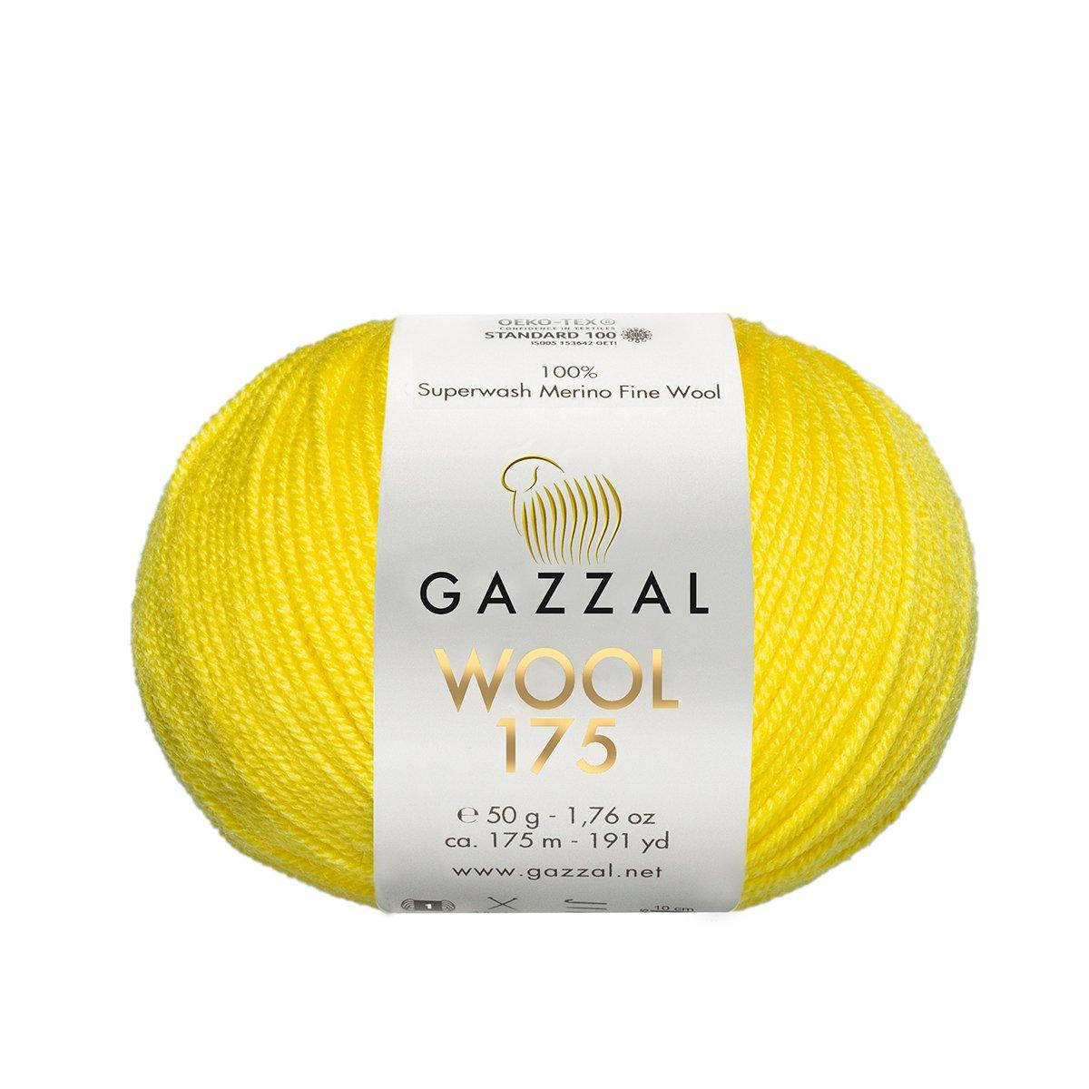 Gazzal Wool 175 (Газзал Вул 175) № 311 желтый (Пряжа мериносовая, нитки для вязания)
Gazzal Wool 175 (Газзал Вул 175) № 311 желтый (Пряжа мериносовая, нитки для вязания)