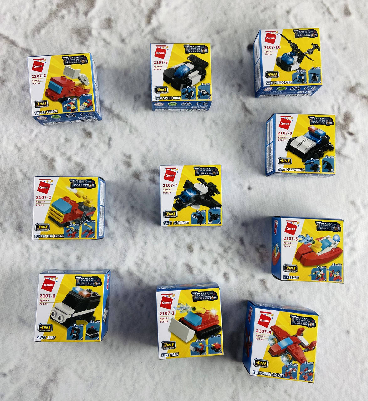 Конструктор для мальчиков Транспорт военный/пожарный От 25 дет. 2107+++1 Qman
Конструктор для мальчиков Транспорт военный/пожарный От 25 дет. 2107+++1 Qman