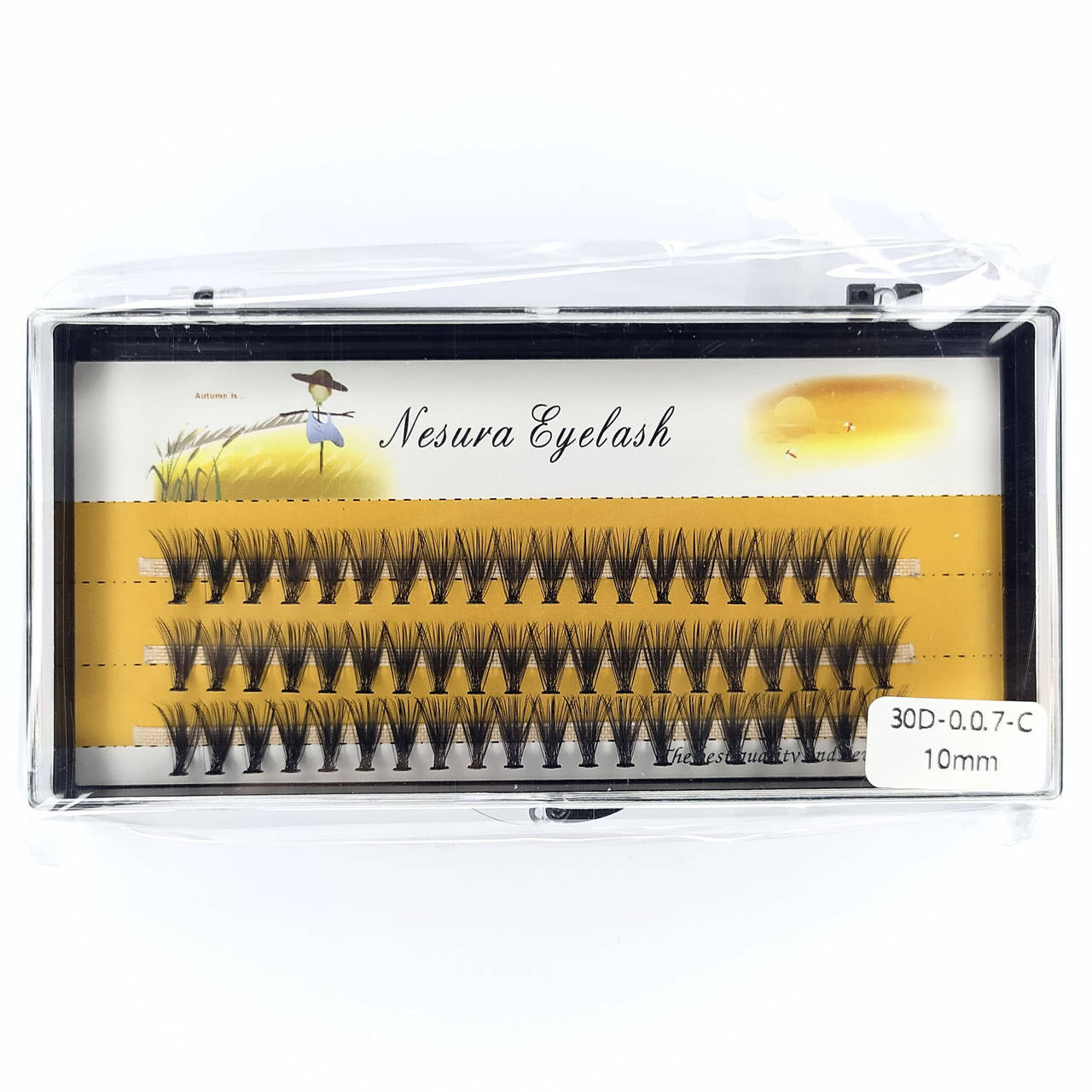 Ресницы Nesura Eyelash 30D, 10 мм, изгиб C, 0,07, 60 пучков Несура ресницы пучками, пучковые, Черный
Ресницы Nesura Eyelash 30D, 10 мм, изгиб C, 0,07, 60 пучков Несура ресницы пучками, пучковые, Черный