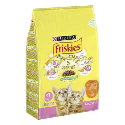 Friskies Junior, сухой корм для котят с курицей, молоком и овощами, 1 кг (на развес)
Friskies Junior, сухой корм для котят с курицей, молоком и овощами, 1 кг (на развес)