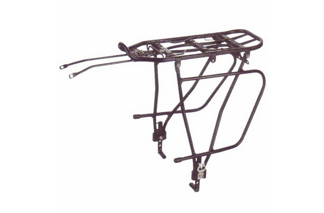 Багажник KAIWEI KW-680-09, 26-29 ", под дисковый тормоз и сумку, черный (CAR-022)