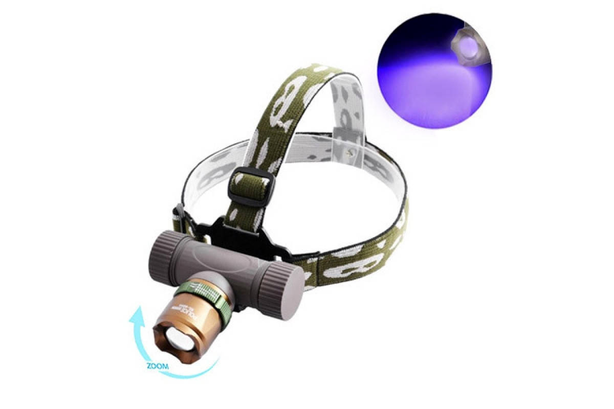 Ультрафиолетовый фонарь на лоб Police 6866-UV365 nm, ЗУ 220V/12V, ultra strong, Zoom, Хаки
Ультрафиолетовый фонарь на лоб Police 6866-UV365 nm, ЗУ 220V/12V, ultra strong, Zoom, Хаки