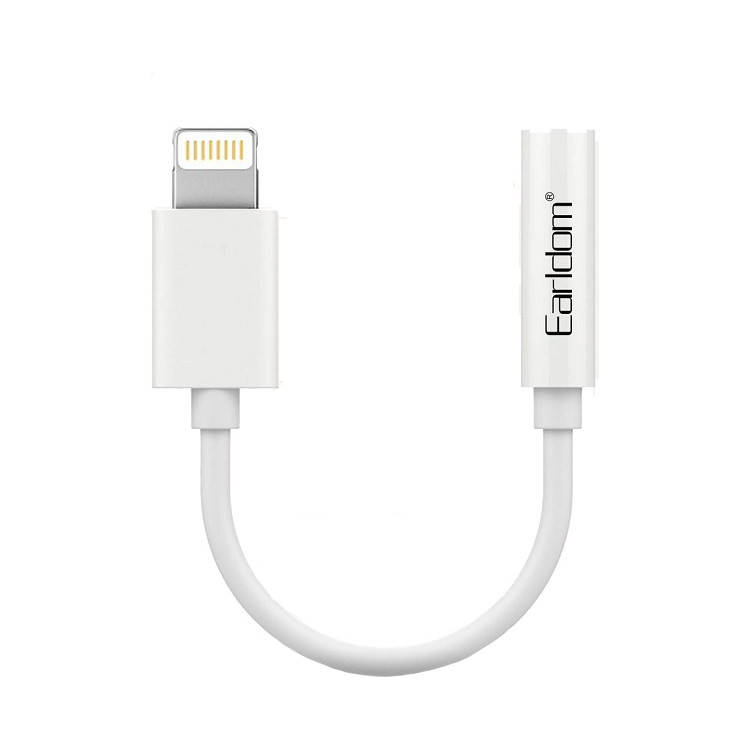 Адаптер - переходник для Apple iPhone AUX 3.5 на Lightning лайтинг Earldom Белый, Черный
Адаптер - переходник для Apple iPhone AUX 3.5 на Lightning лайтинг Earldom Белый, Черный