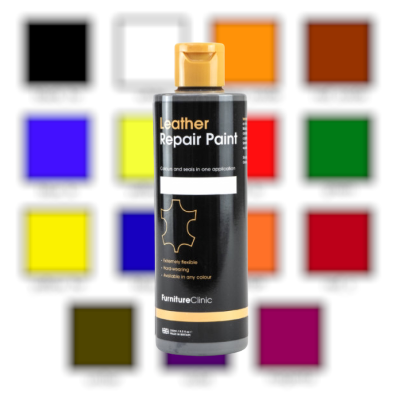 Краска для кожи Furniture Clinic Repair Paint (50мл/75мл/100мл/250мл/1л, 15 цветов на выбор)
Краска для кожи Furniture Clinic Repair Paint (50мл/75мл/100мл/250мл/1л, 15 цветов на выбор)