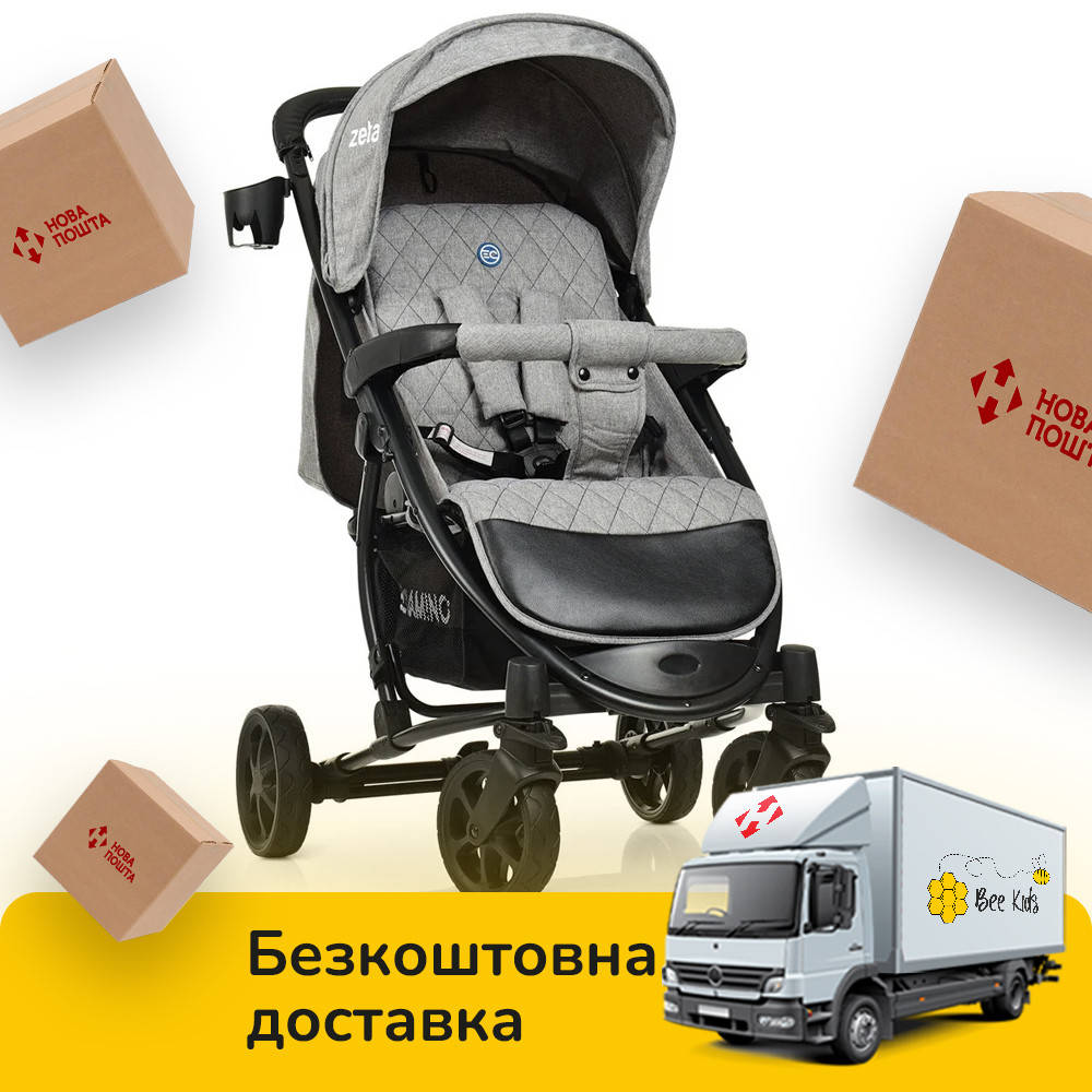 Детская прогулочная коляска (колеса PU, вес 9,43 кг) El Camino Zeta ME 1011L Светло-серый
Детская прогулочная коляска (колеса PU, вес 9,43 кг) El Camino Zeta ME 1011L Светло-серый
