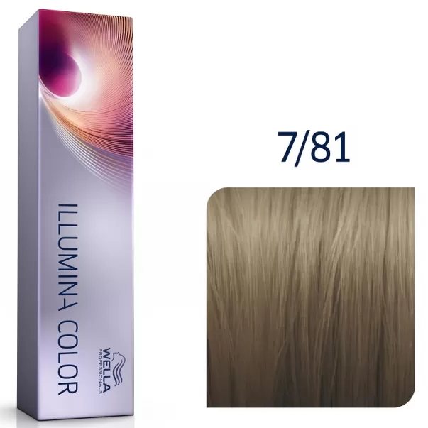Краска для волос Wella ILLUMINA Color 7/81 средний блондин жемчужно-пепельный 60мл
Краска для волос Wella ILLUMINA Color 7/81 средний блондин жемчужно-пепельный 60мл